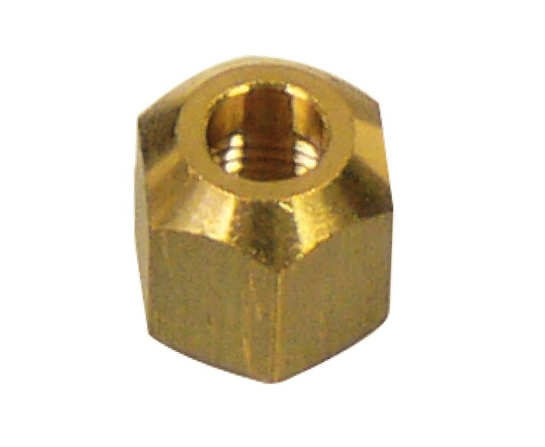 Fixing nut 1/4 gas ac17 (brass)